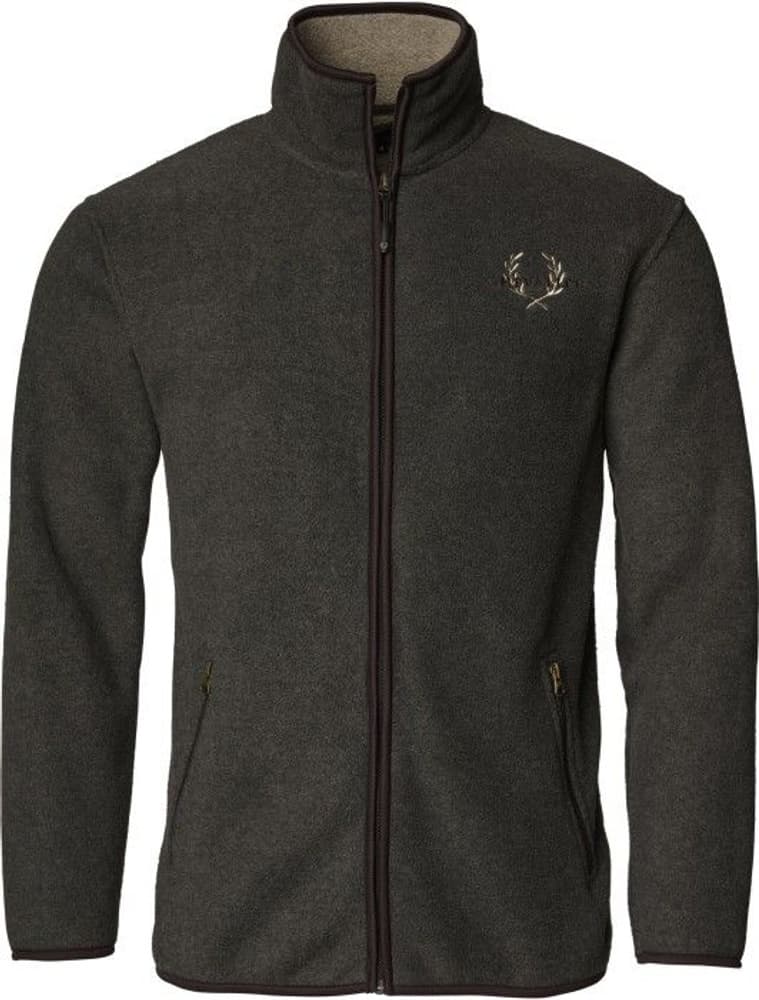 Mainstone Fleece Cardigan Greymelange Herre, view: 0