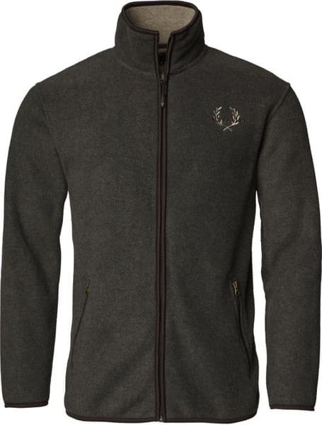 Mainstone Fleece Cardigan Greymelange Herre, view: 0