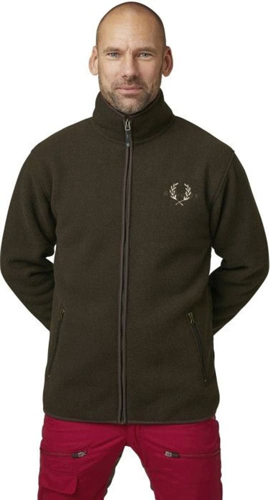 Mainstone Fleece Cardigan Brown Herre, view: 1