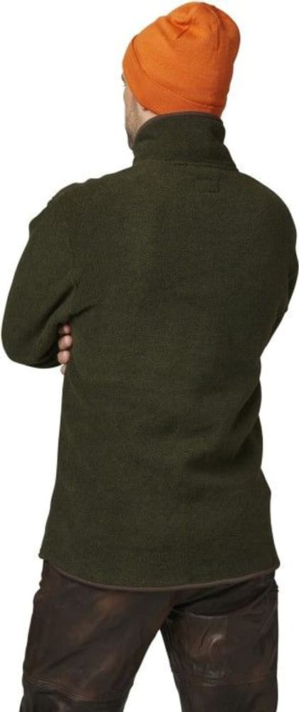 Mainstone Fleece Cardigan Greenmelange Herre, view: 4