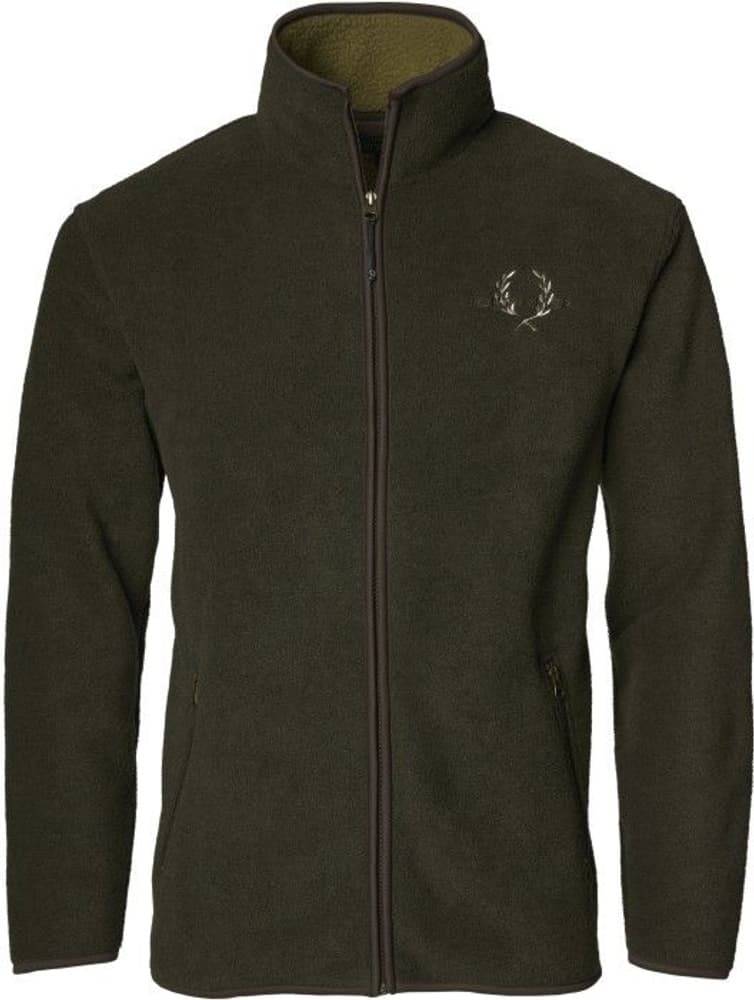 Mainstone Fleece Cardigan Greenmelange Herre, view: 0