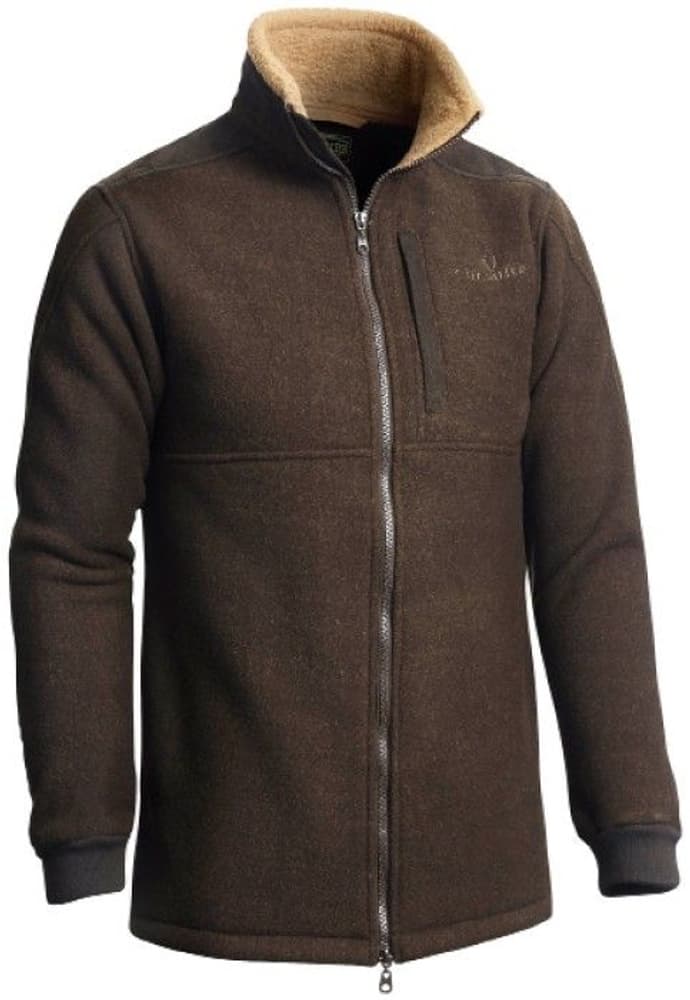 Milestone Fleece Cardigan Brown Herre, view: 0