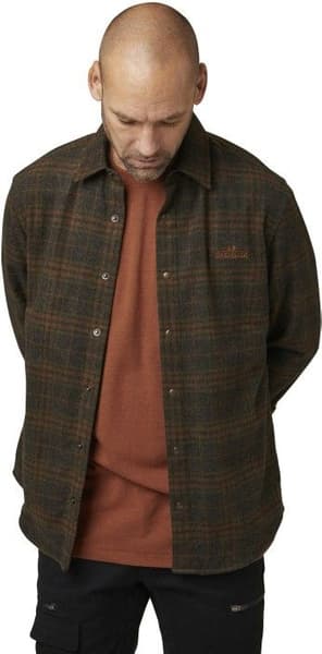 Shegra Woolmix Shirt LS Green Herre, view: 2