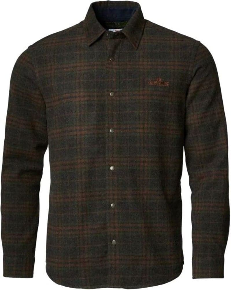 Shegra Woolmix Shirt LS Green Herre, view: 0