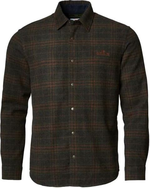 Shegra Woolmix Shirt LS Green Herre, view: 0