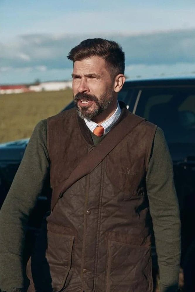 Hunton Shooting Fit Shirt Men Amber, view: 1