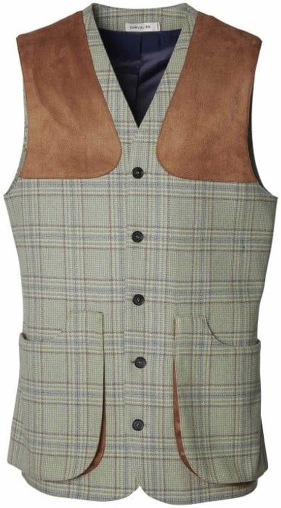 Wiston Tweed Shooting Vest Men Willlow Checked, view: 0
