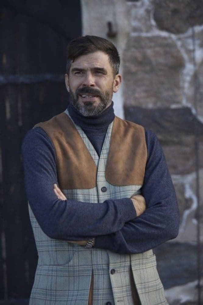 Wiston Tweed Shooting Vest Men Willlow Checked, view: 5