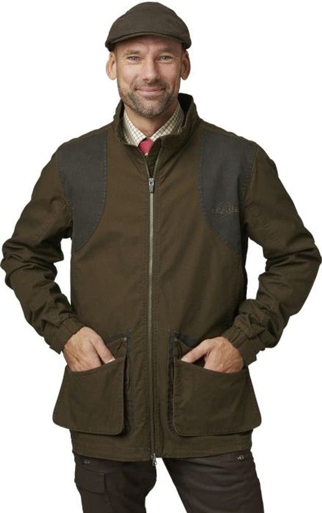 Devon Shooting Coat Game Bag Brun Herre, view: 1