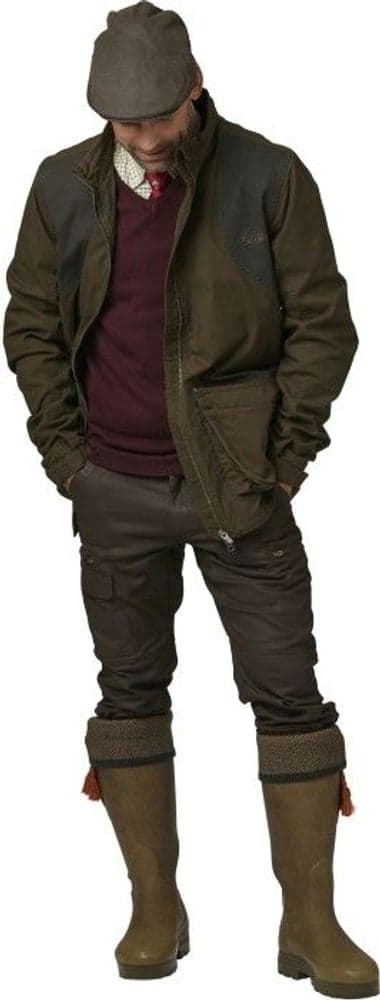 Devon Shooting Coat Game Bag Brun Herre, view: 3