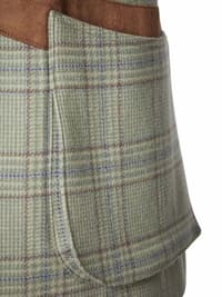 Advie Tweed Shooting Vest Women Willow Green Checked - view: 2