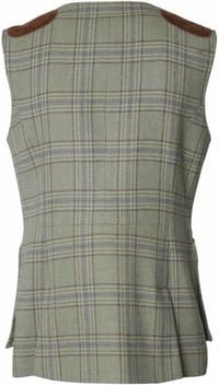 Advie Tweed Shooting Vest Women Willow Green Checked - view: 1
