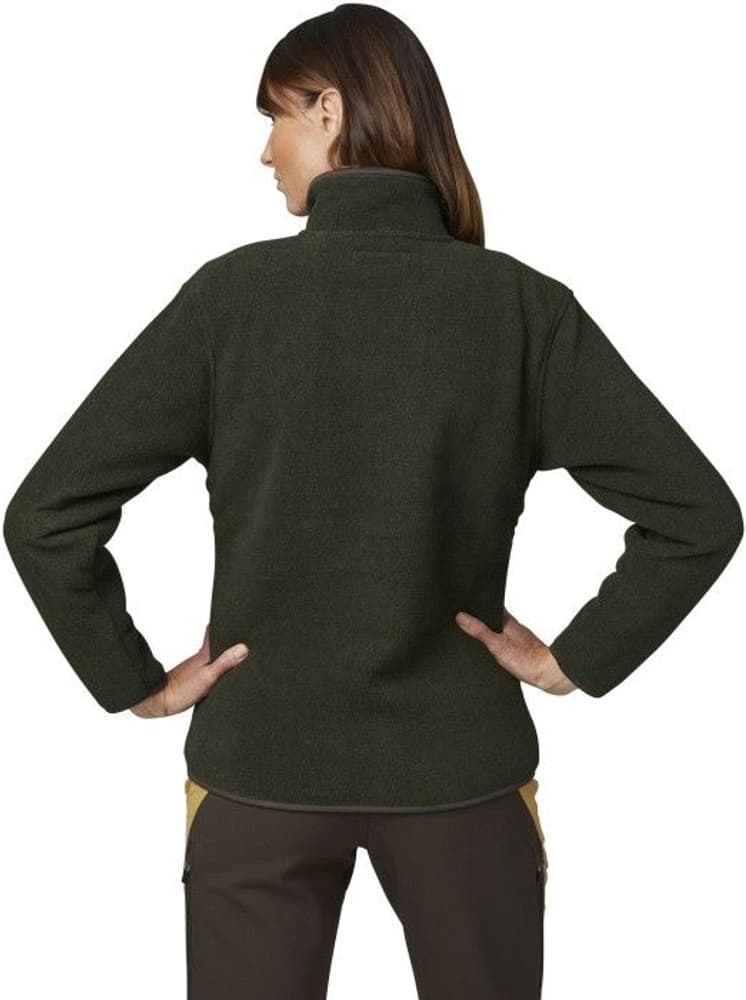 Mainstone fleece Cardigan Greenmelange Dame, view: 2
