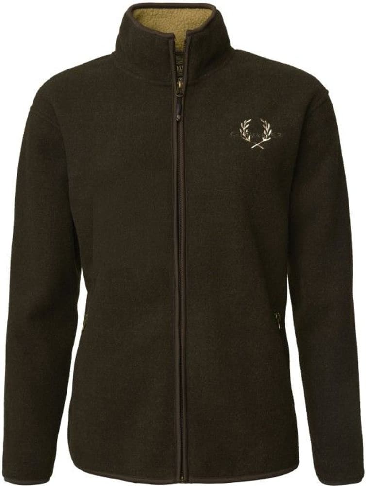 Mainstone Fleece Cardigan Brown W, view: 0