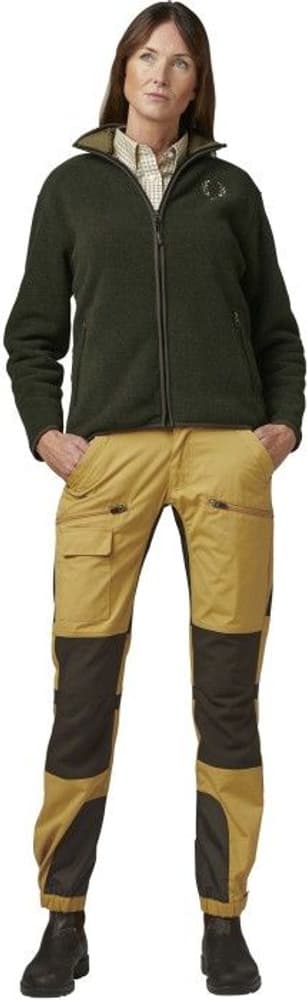 Mainstone fleece Cardigan Greenmelange Dame, view: 3