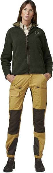 Mainstone fleece Cardigan Greenmelange Dame, view: 3