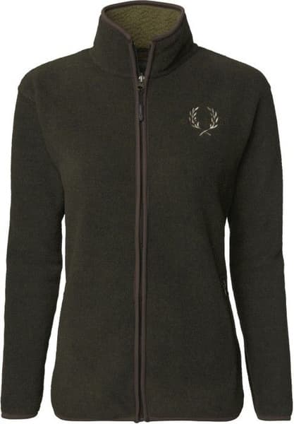 Mainstone fleece Cardigan Greenmelange Dame, view: 0