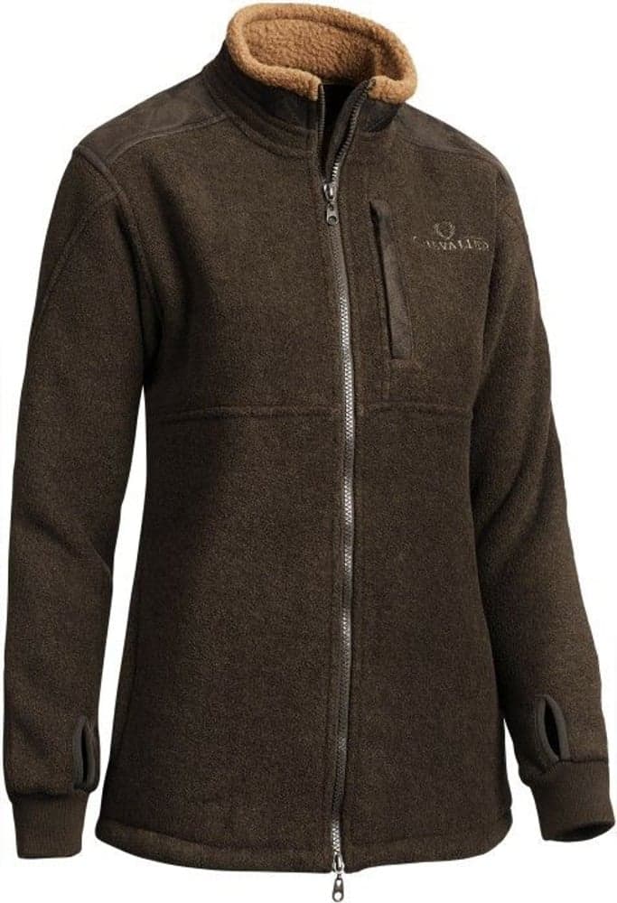 Milestone Fleece Cardigan Brown W, view: 0