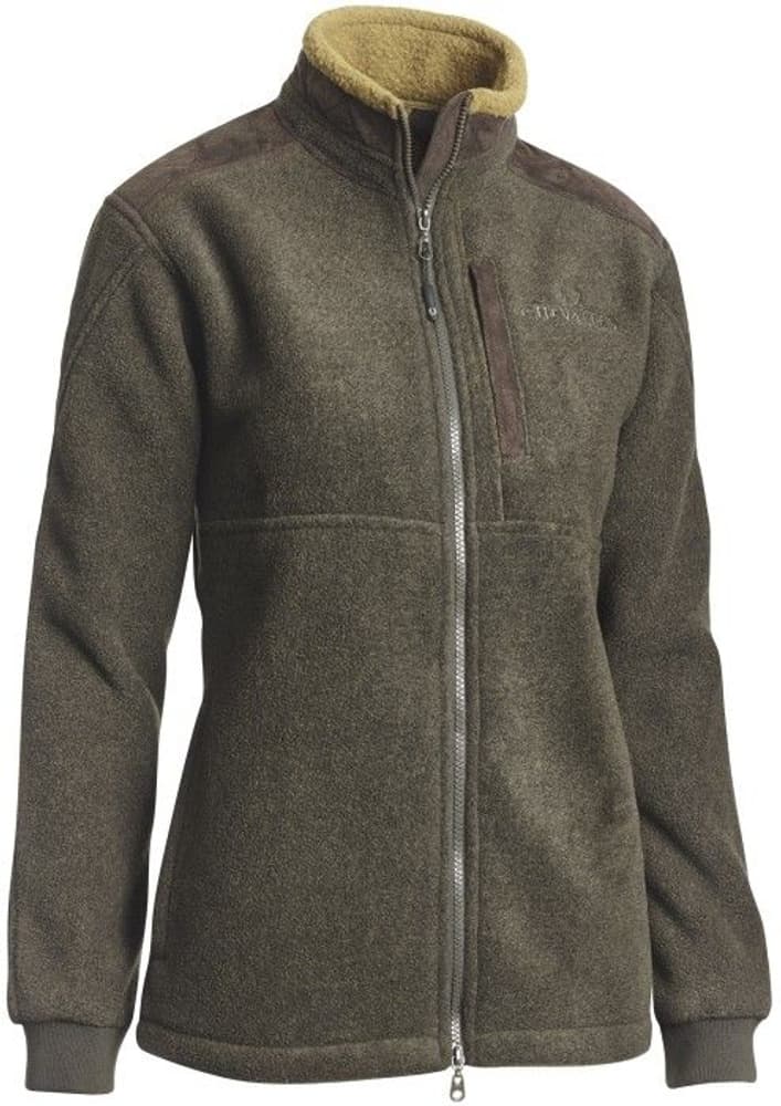 Milestone Fleece Cardigan Green Melange W, view: 0