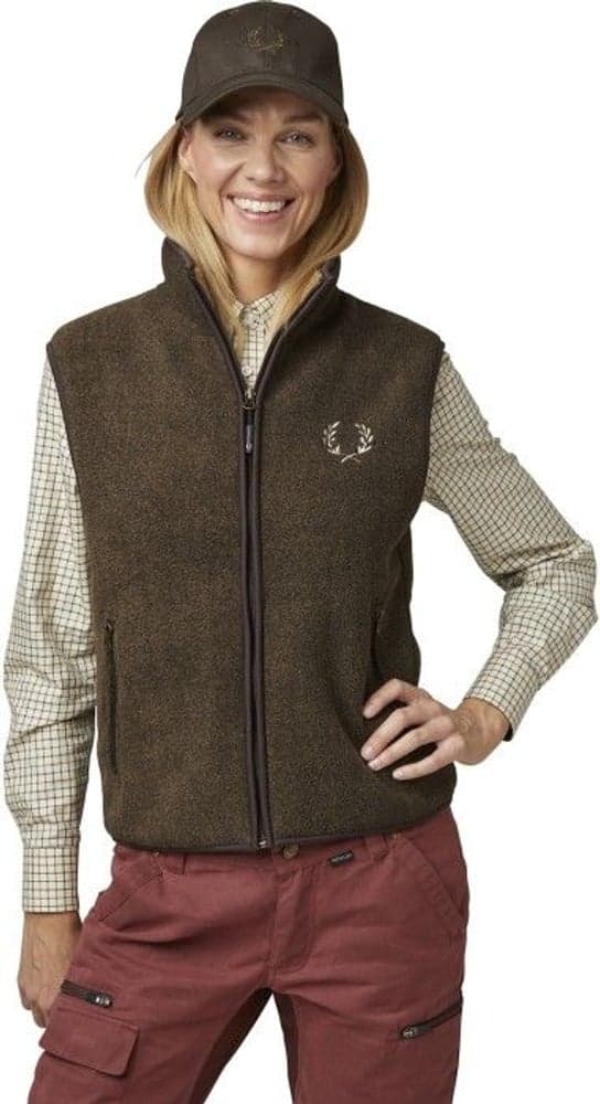 Mainstone Fleece Waistcoat Lady Brown, view: 1