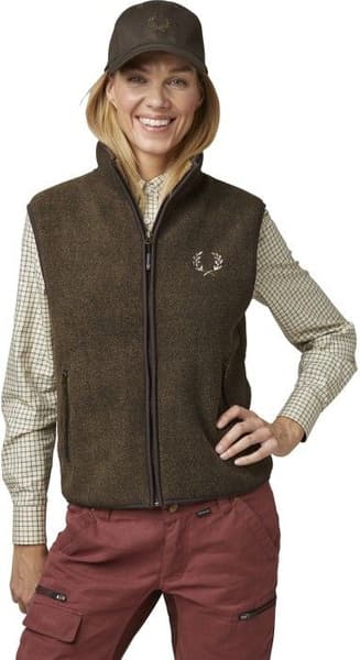 Mainstone Fleece Waistcoat Lady Brown, view: 1