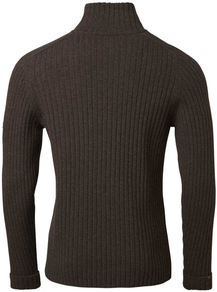M's Antony Half Zip Wool Pullover Antler Brown, view: 1