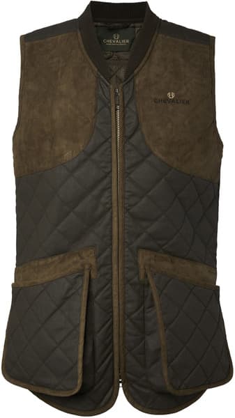 Vintage Shooting Vest Men Brown, view: 0