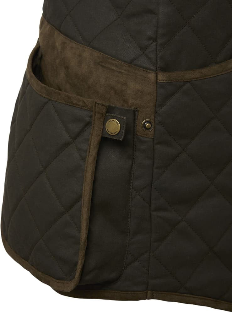 Vintage Shooting Vest Men Brown, view: 2