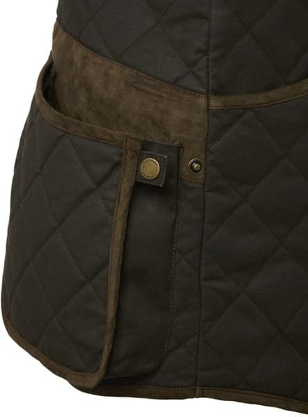 Vintage Shooting Vest Men Brown, view: 2