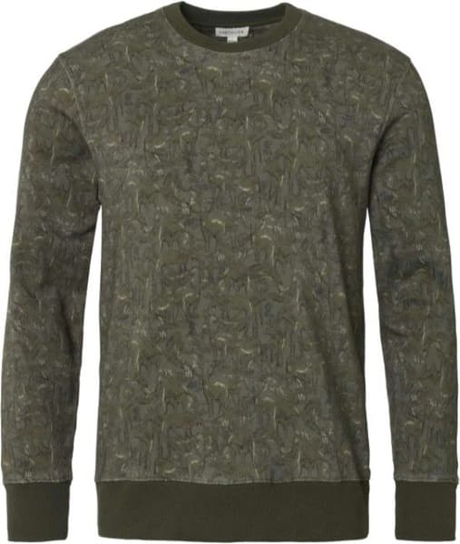 Norton Sweatshirt Men All Over Elk Dark Green, view: 0
