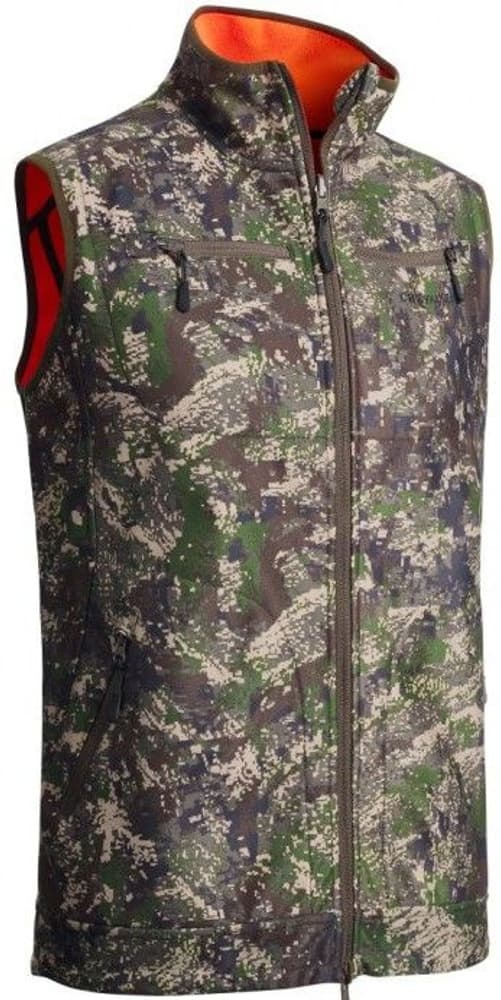 Pixel Camo Reversible Windblocker Vest Highvis/Camo S, view: 0
