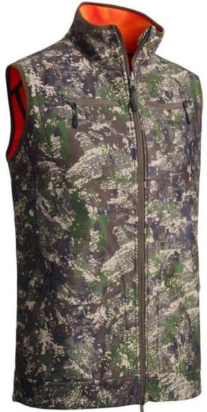Pixel Camo Reversible Windblocker Vest Highvis/Camo S, view: 0