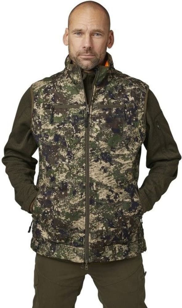 Pixel Camo Reversible Windblocker Vest Highvis/Camo S, view: 2