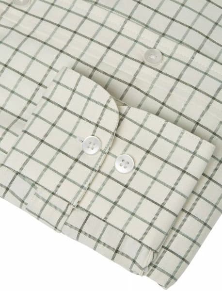 Luton Shirt Men Hunter Green Checked, view: 3