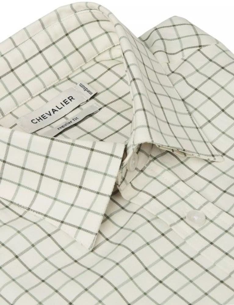 Luton Shirt Men Hunter Green Checked, view: 2