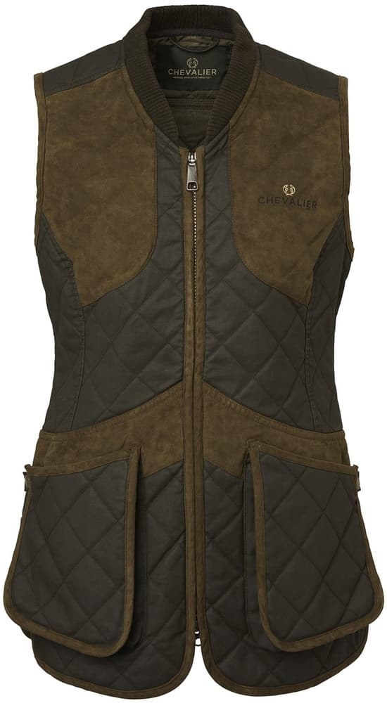 Vintage Shooting Vest Women Brown, view: 0