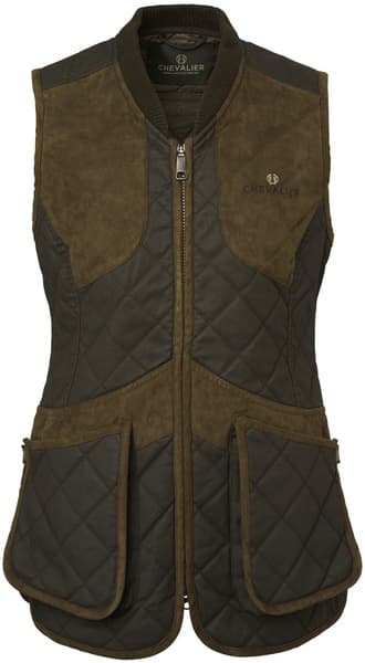 Vintage Shooting Vest Women Brown, view: 0