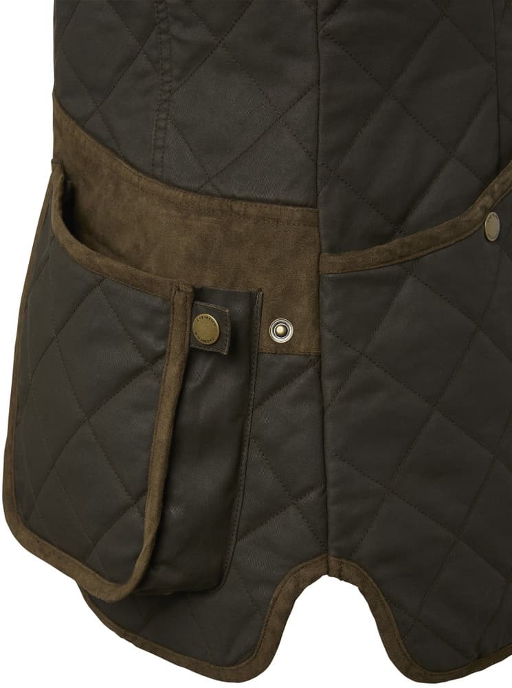 Vintage Shooting Vest Women Brown, view: 2