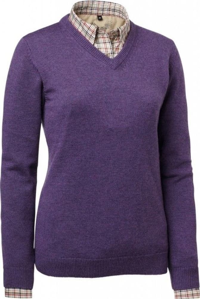 Gaby Lady Pullover w Patches Purple, view: 0