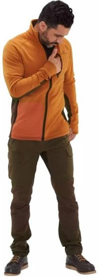 Tay Fleece Herre Orange/Brown - view: 2