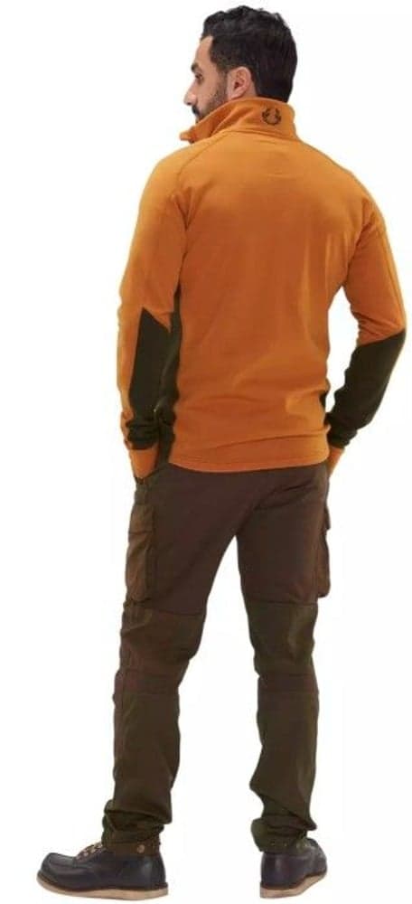 Tay Fleece Herre Orange/Brown, view: 1