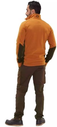 Tay Fleece Herre Orange/Brown - view: 1
