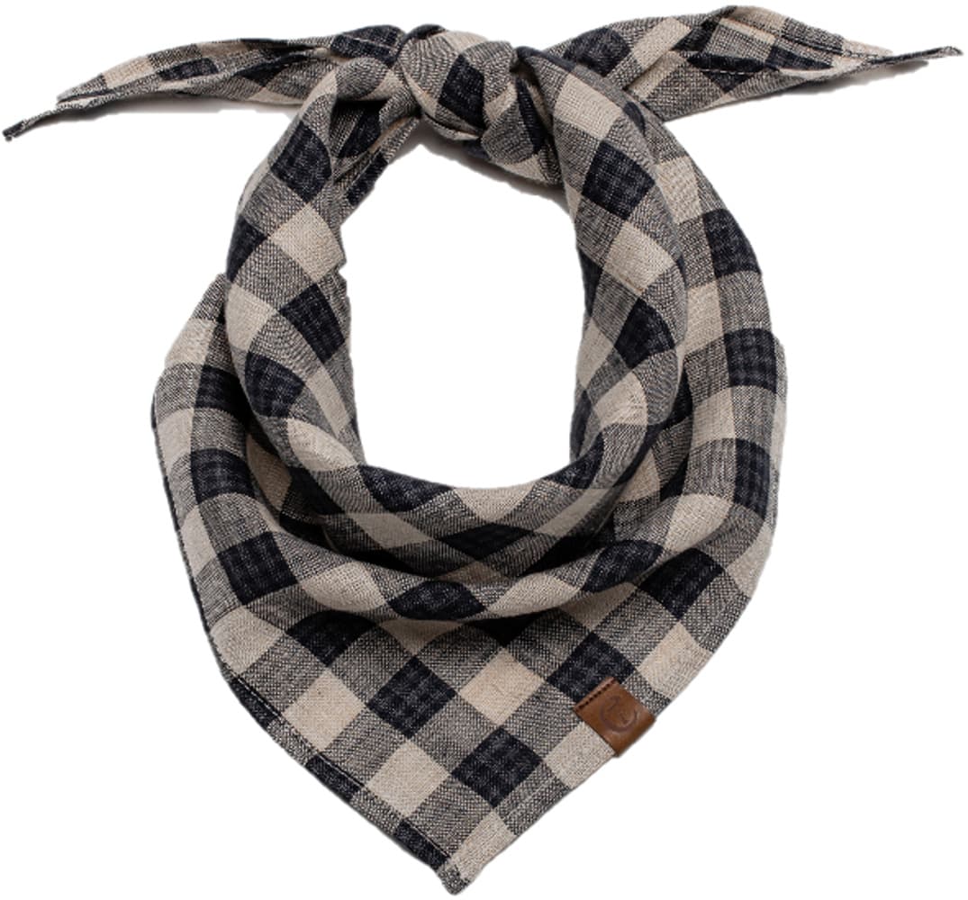 Bandana Check M Blå, view: 0