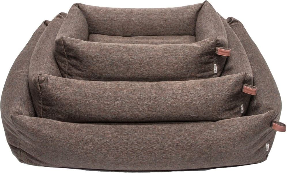 Sleepy Dog Bed S+ Herringbone Brown, view: 2