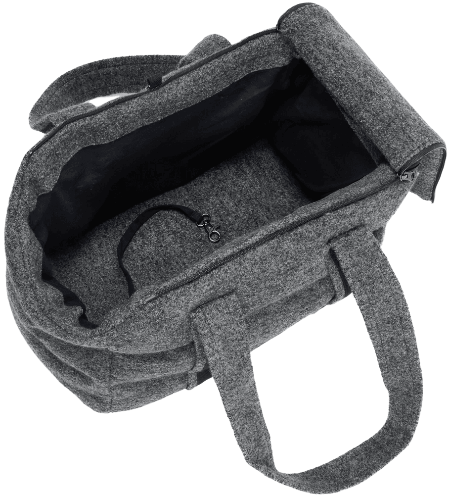 Dog Carrier Bergamo Wool M Granite, view: 1