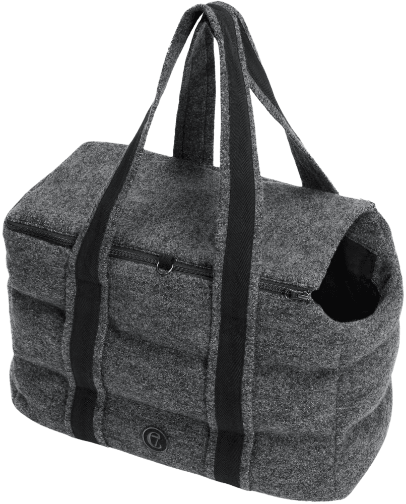 Dog Carrier Bergamo Wool M Granite, view: 0