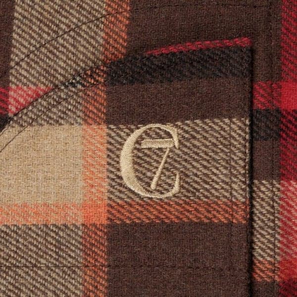 Dog Rain Coat Glasgow size 3-5 Plaid Orange, view: 2