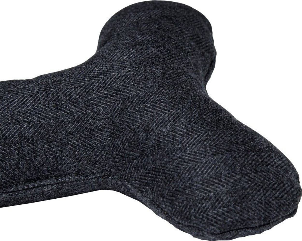 Hundeleke Love Bone Fishbone Dark Grey S, view: 1