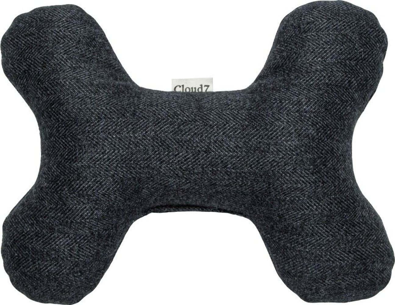 Hundeleke Love Bone Fishbone Dark Grey S, view: 0