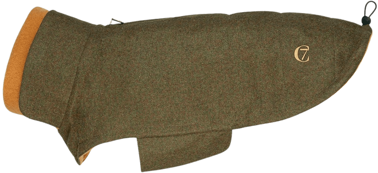 Dog Coat Brooklyn Flanell size 6-9 Autumn Green, view: 0